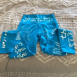 HTFU graffiti leggings